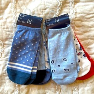 Paisley / Floral Gap Kids No Show Socks